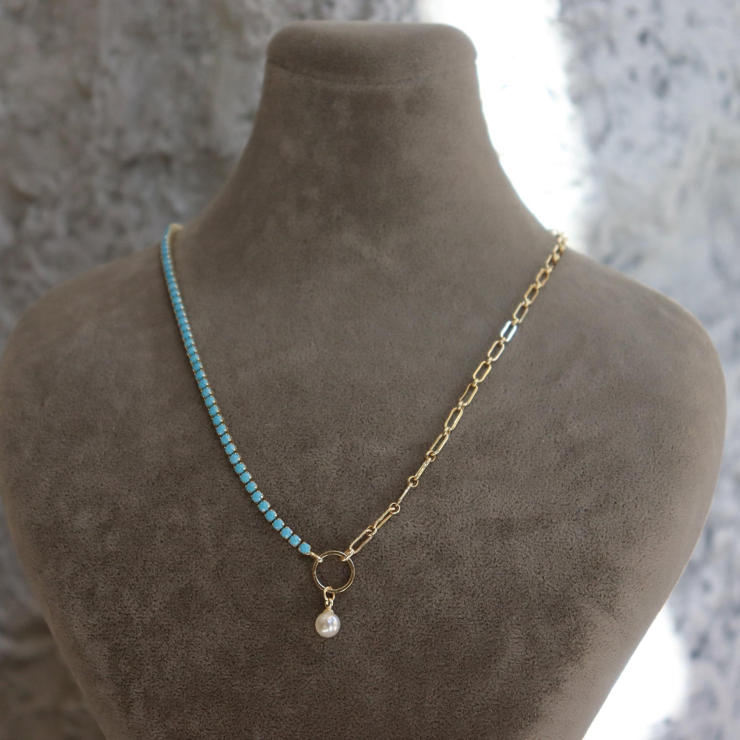 Santorini Drop Necklace