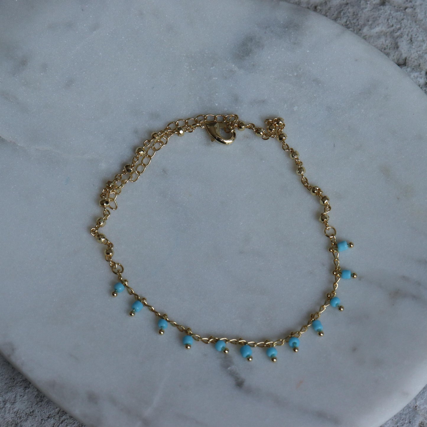 Blue Mirage Anklet