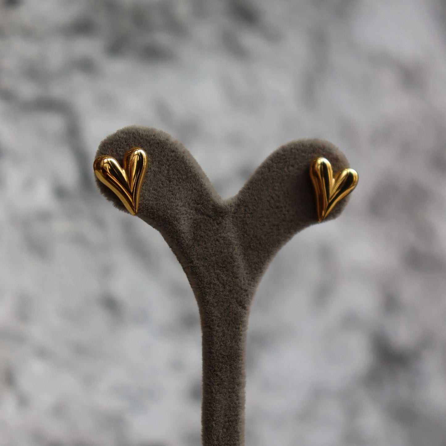 Heart Earrings Rose