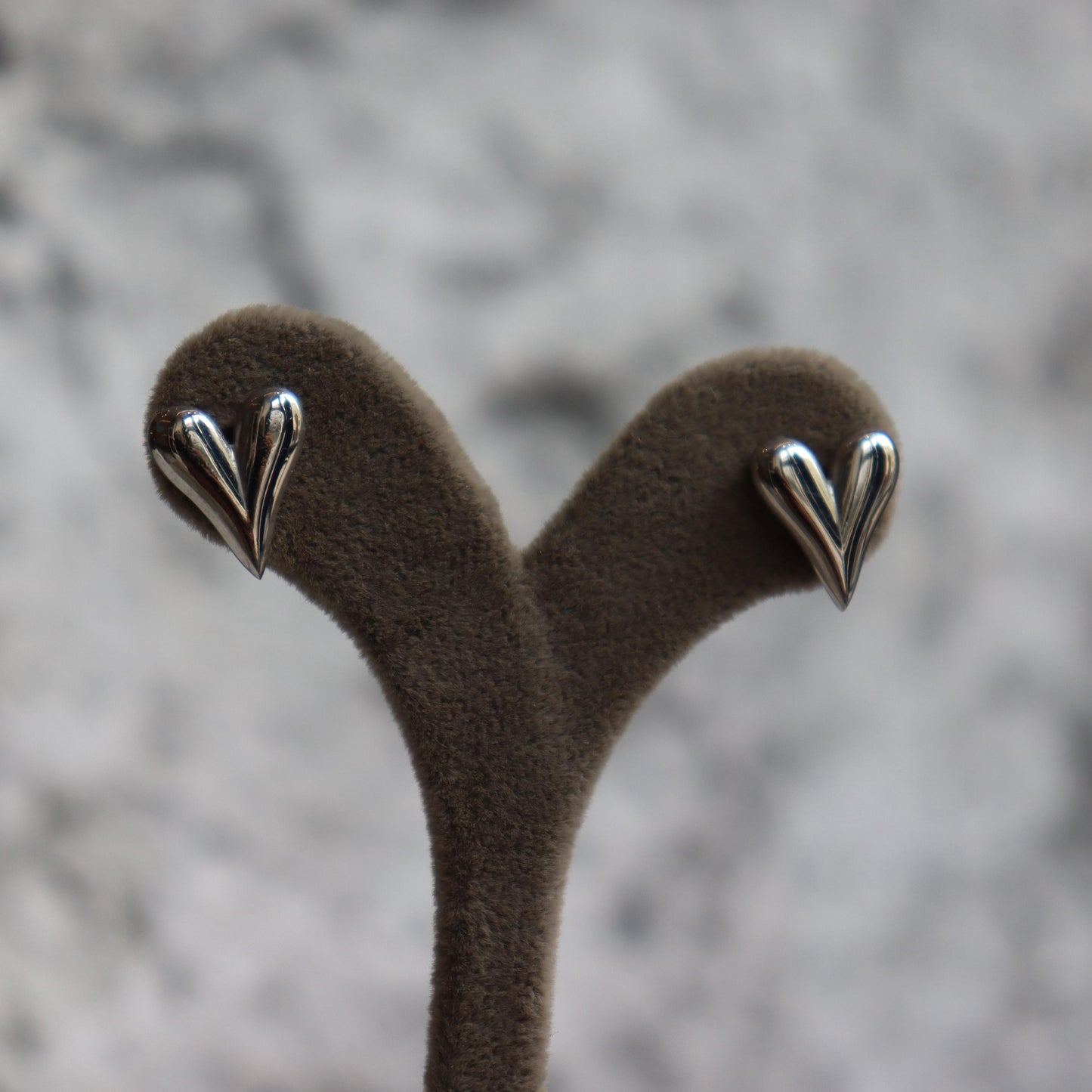 Heart Earrings Silver
