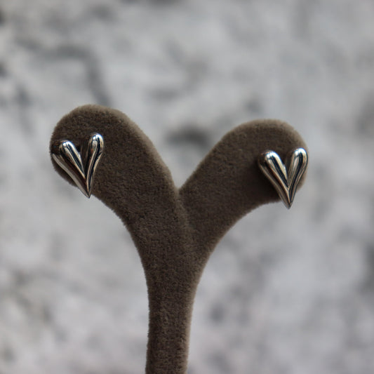 Heart Earrings Silver