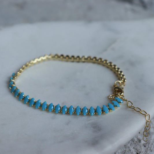 Blue Mirage Anklet